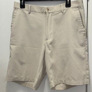 Peter Millar Wicking Tan Shorts size 33